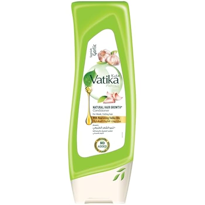Vatika Naturals Dabur Spanish Garlic Conditioner 400ml | & Herbal | Smoothen Dull, Dry & Frizzy Hair | For Weak, Falling Hair - Image 1